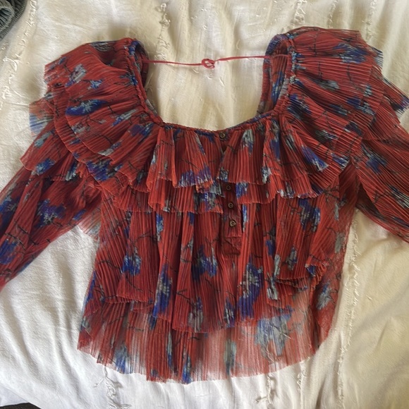 Free People Frills and Thrills Top - Picture 2 of 3